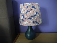 Load image into Gallery viewer, Orange Floral Design Double Sided lampshade