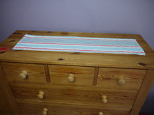 Load image into Gallery viewer, Red, White and Blue Striped Table Runner