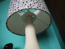 Load image into Gallery viewer, Black Floral Small 15cm Drum Lampshade