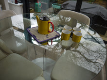 Load image into Gallery viewer, Shark Print Trivet with Multi Colour Trim