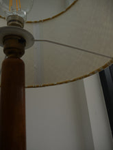 Load image into Gallery viewer, White and Yellow Geometric 30cm Drum Lampshade
