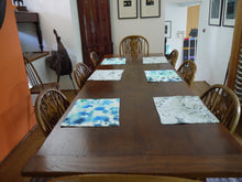 Load image into Gallery viewer, Double Sided Reversable Rectangle Fabric Placemats