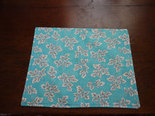 Load image into Gallery viewer, Floral Double Sided Rectangle Fabric Placemats
