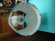 Load image into Gallery viewer, Bright floral small 15cm Drum lampshade