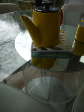 Load image into Gallery viewer, Yellow Floral Pot Holder with Grey Trim