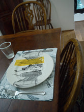 Load image into Gallery viewer, Double Sided Reversable Rectangle Fabric Placemats