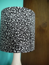Load image into Gallery viewer, Silver Floral 15cm Drum Lampsahde