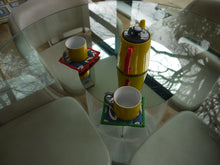 Load image into Gallery viewer, White Floal Pot Holders with Trim