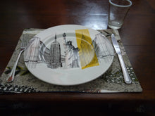 Load image into Gallery viewer, Feather Reversable Fabric Placemats