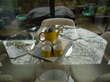 Load image into Gallery viewer, Blue and Beige Striped Trivet