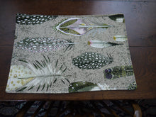Load image into Gallery viewer, Feather Reversable Fabric Placemats