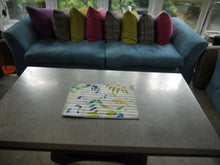 Load image into Gallery viewer, Bright Floral Trivet with Grey Trim