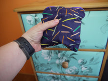 Load image into Gallery viewer, Pencil Print Zippered Pouch