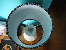 Load image into Gallery viewer, Silver Floral 15cm Drum Lampsahde