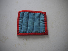 Load image into Gallery viewer, Wavy Blue Pot holders with Red Trim