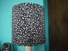 Load image into Gallery viewer, Silver Floral 15cm Drum Lampsahde