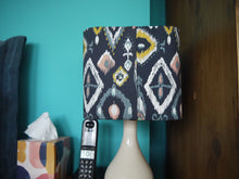 Load image into Gallery viewer, Dimond Print Double sided Rounded Square Lampshade