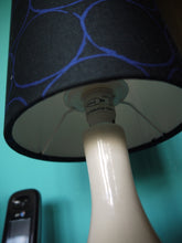 Load image into Gallery viewer, Blue line circles 15 cm Drum Lampshade