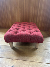 Load image into Gallery viewer, Red Deep Botton Stool