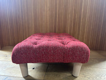 Load image into Gallery viewer, Red Deep Botton Stool