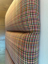 Load image into Gallery viewer, Pink Plad Fluted Head board Single bed