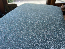 Load image into Gallery viewer, Metalic Blue and Silver Stool