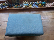 Load image into Gallery viewer, Metalic Blue and Silver Stool