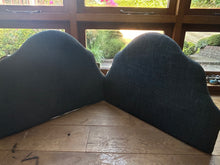 Load image into Gallery viewer, Dark Blue Textured Corner Nook Headboards