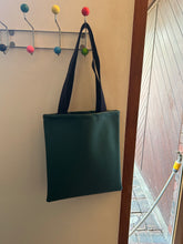 Load image into Gallery viewer, Teal Leather Tote Bag
