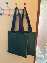 Load image into Gallery viewer, Teal Leather Tote Bag