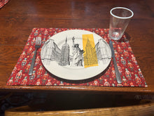 Load image into Gallery viewer, Christms Nuckracker Large Rectangle Cotton Placemats