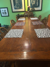 Load image into Gallery viewer, Halloween Print Small Rectangle Cotton Placemats