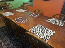 Load image into Gallery viewer, Halloween Print Small Rectangle Cotton Placemats