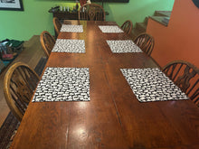 Load image into Gallery viewer, Halloween Print Small Rectangle Cotton Placemats