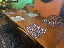 Load image into Gallery viewer, Halloween Print Small Rectangle Cotton Placemats