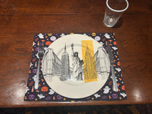 Load image into Gallery viewer, Halloween Print Small Rectangle Cotton Placemats