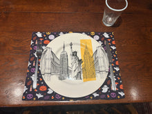 Load image into Gallery viewer, Halloween Print Small Rectangle Cotton Placemats