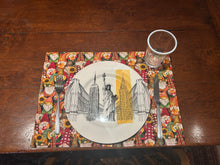 Load image into Gallery viewer, Fall Gnome Large Rectangle Cotton Placemats