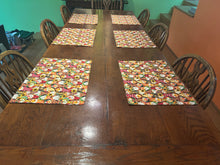 Load image into Gallery viewer, Fall Gnome Large Rectangle Cotton Placemats