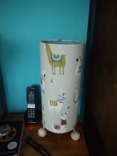 Load image into Gallery viewer, Double Sided Llama Table lamp