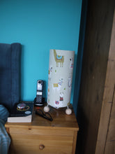 Load image into Gallery viewer, Double Sided Llama Table lamp