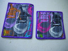 Load image into Gallery viewer, Sneaker Pot Holders with Purple Trim