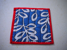 Load image into Gallery viewer, White Floal Pot Holders with Trim