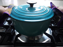 Load image into Gallery viewer, Sneaker Pot Holders with Purple Trim