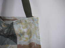 Load image into Gallery viewer, Beige Geometric Canvas tote bag