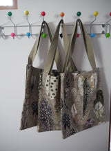 Load image into Gallery viewer, Feather Canvas Tote Bag