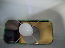 Load image into Gallery viewer, Green and Brown Stripes Rounded Rectangle Lampshade
