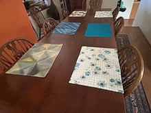 Load image into Gallery viewer, Mix and Match Rectangle Large Fabric Placemats
