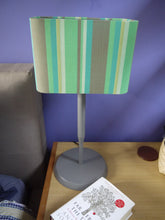 Load image into Gallery viewer, Green and Brown Stripes Rounded Rectangle Lampshade
