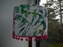 Load image into Gallery viewer, Bright Floral Pattern 30m drum with Pink Trim
